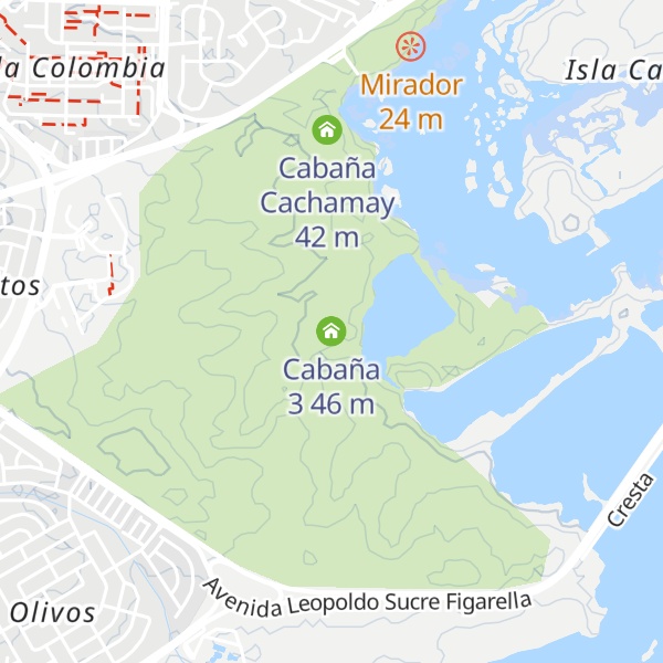 Map of Cabaña 3