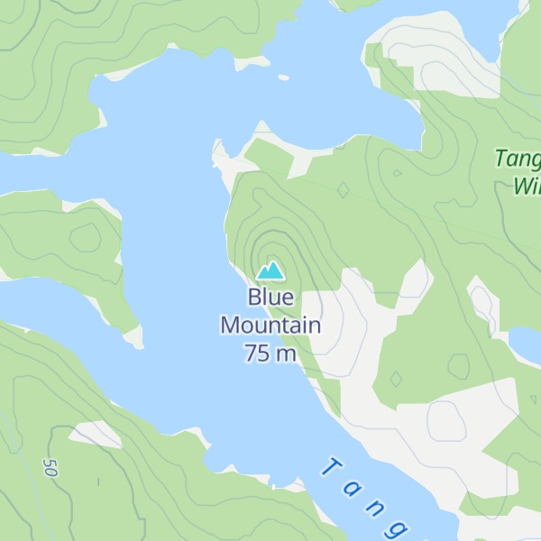 Map of Blue Mountain