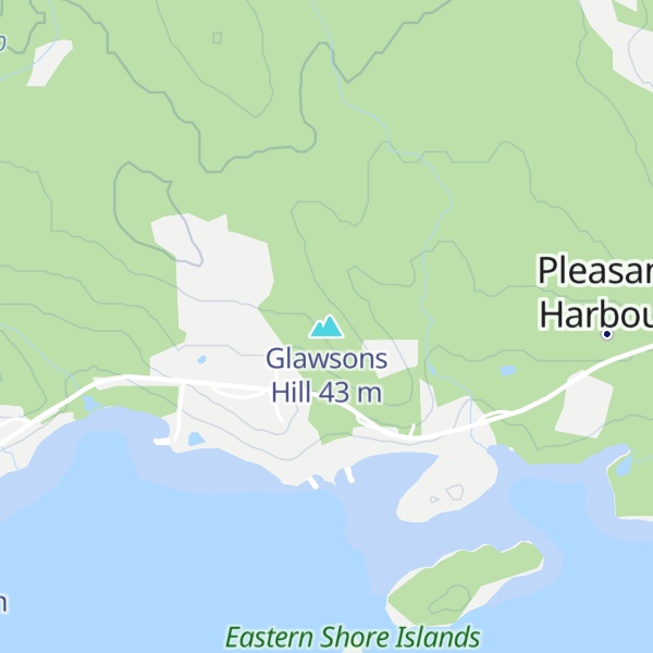 Map of Glawsons Hill