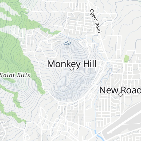 Map of Monkey Hill