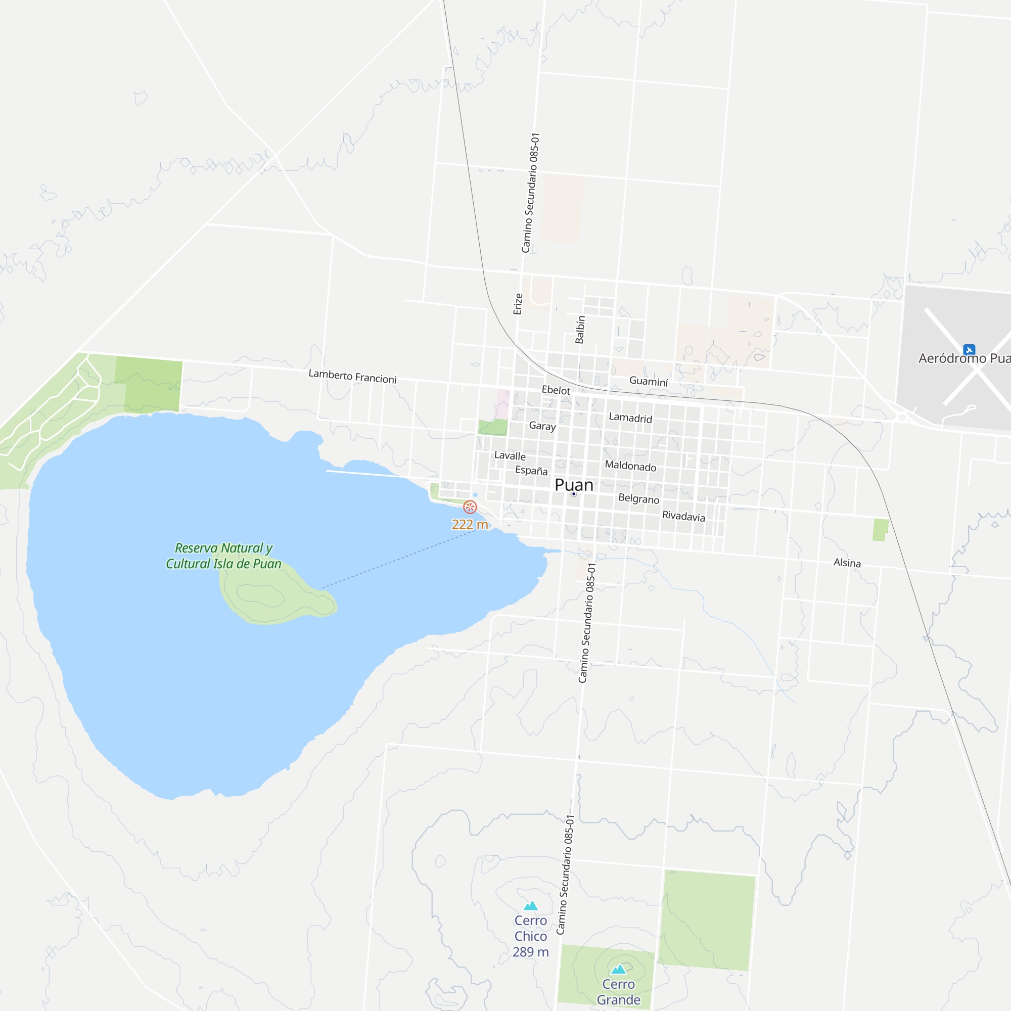 Cabañas Cámara Comercio map