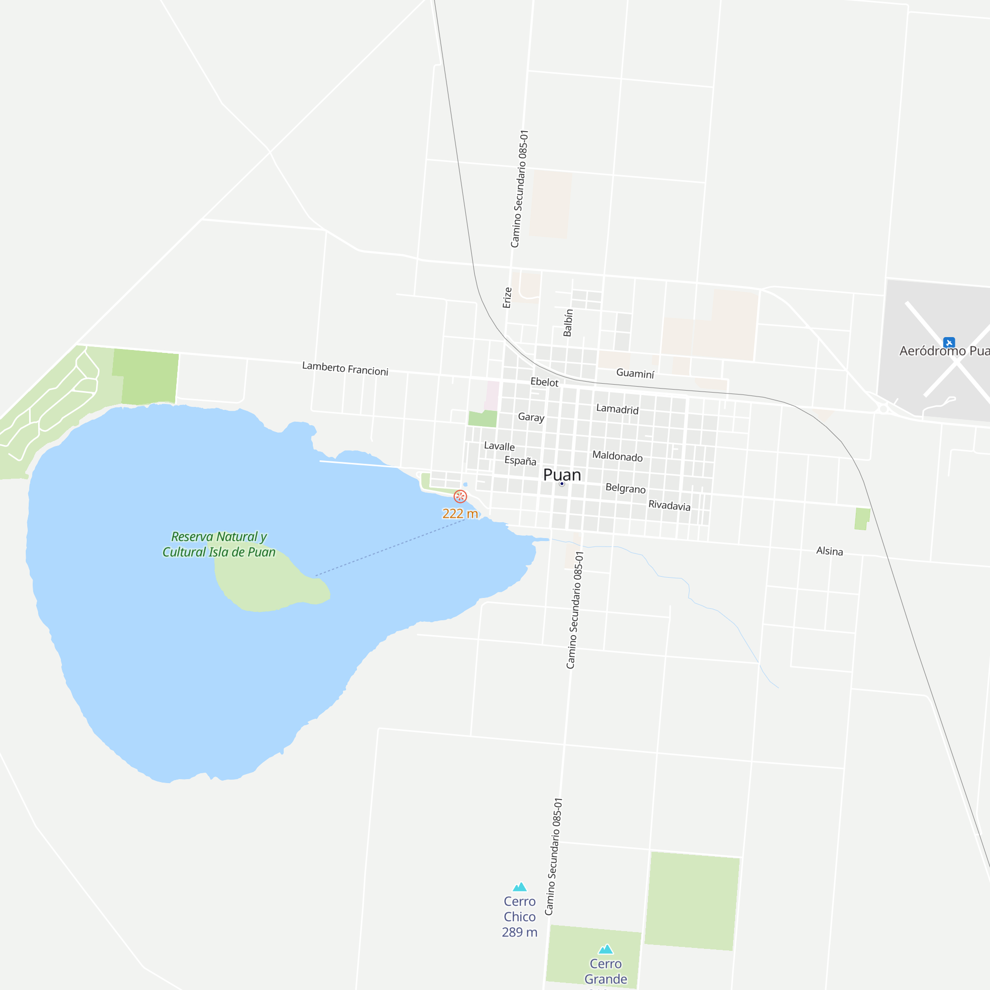 Cabañas Cámara Comercio map