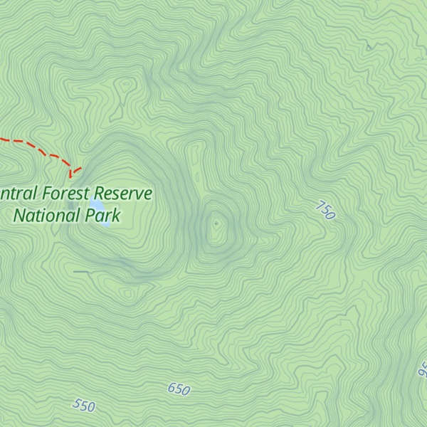 Map of Mount Liamuiga