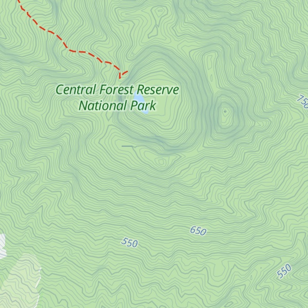 Map of Mount Miley