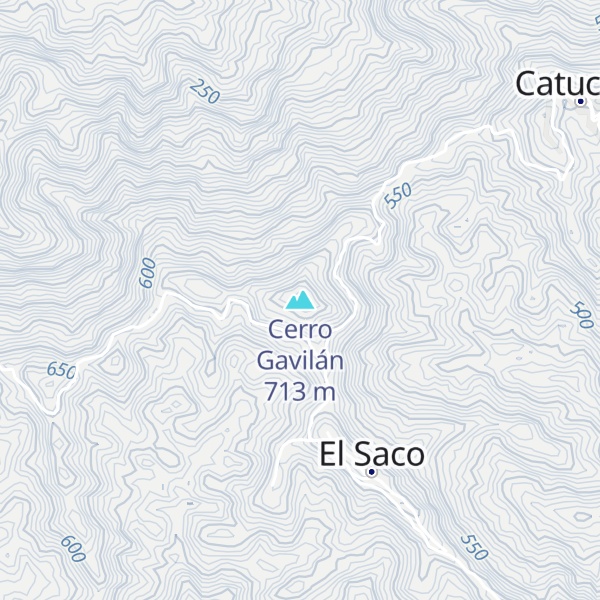 Map of Cerro Gavilán