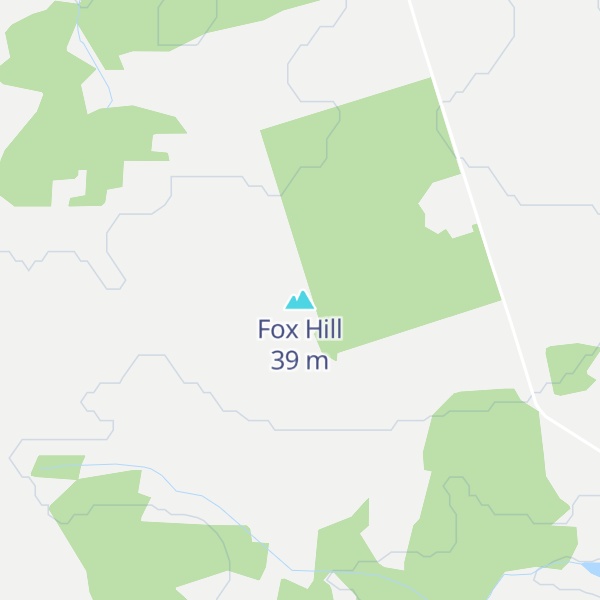 Map of Fox Hill
