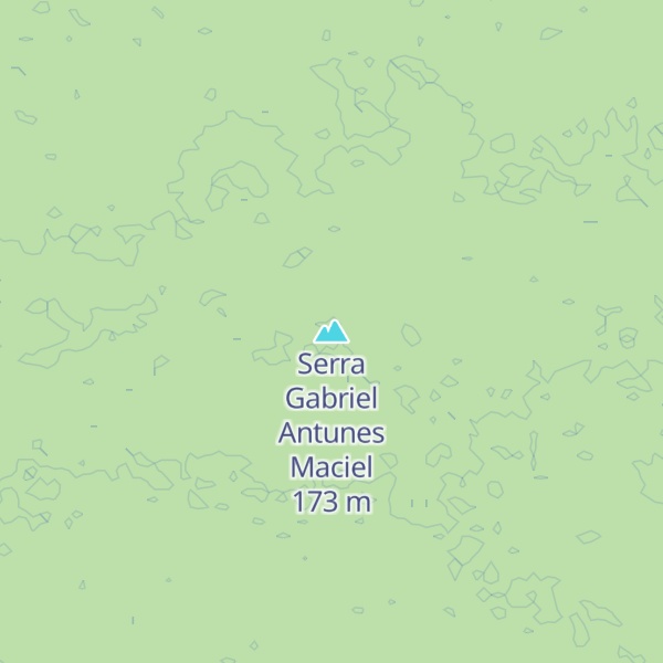 Map of Serra Gabriel Antunes Maciel
