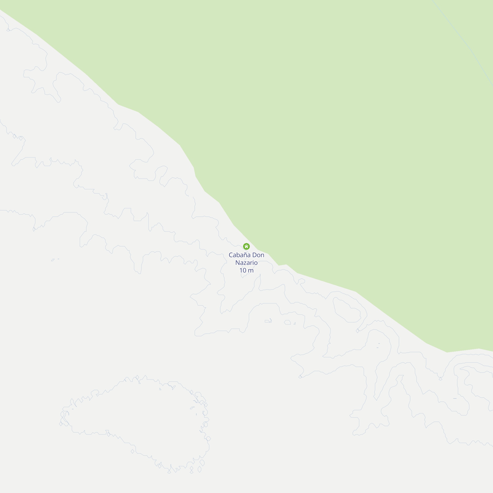Cabaña Don Nazario map