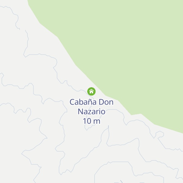 Map of Cabaña Don Nazario
