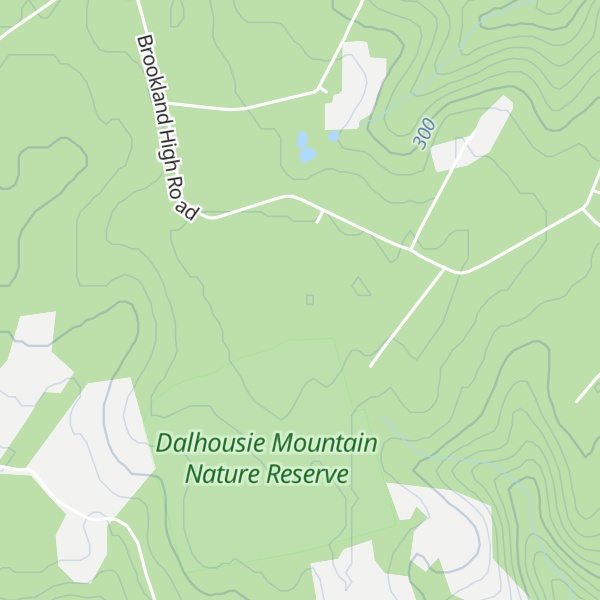 Map of Dalhousie Mountain