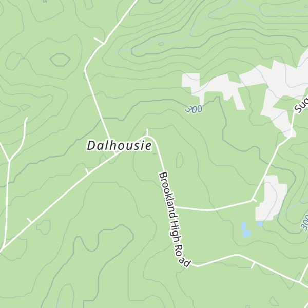 Map of Cobequid Mountains