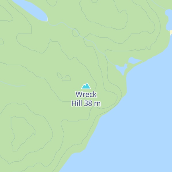 Map of Wreck Hill