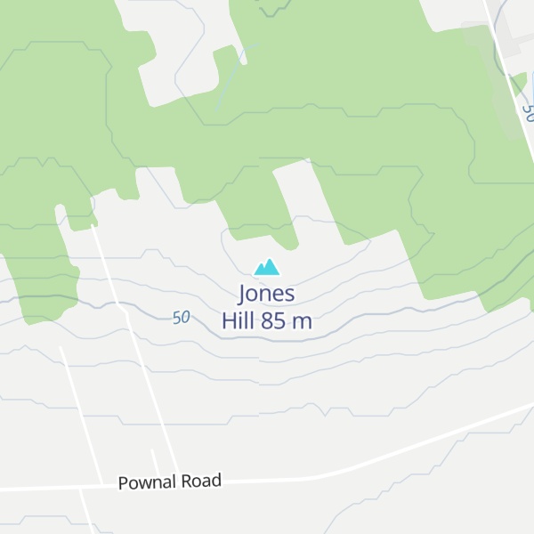 Map of Jones Hill
