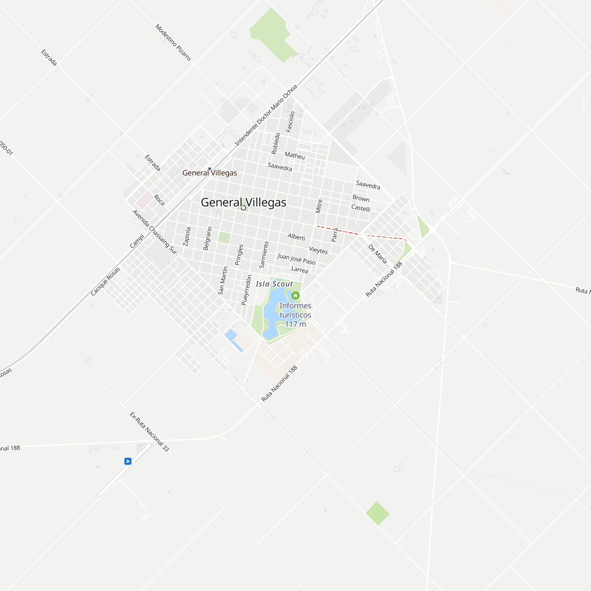 Informes turísticos map