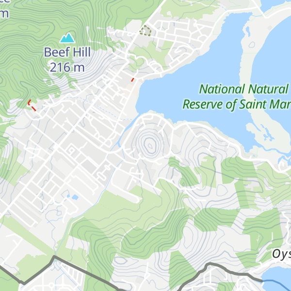 Map of Mont Céline