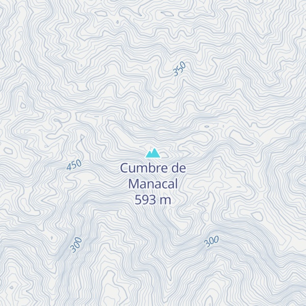 Map of Cumbre de Manacal
