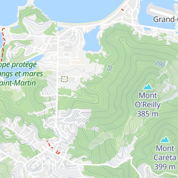Map of Morne Émile