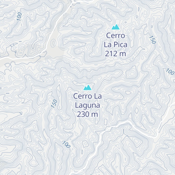Map of Cerro La Laguna