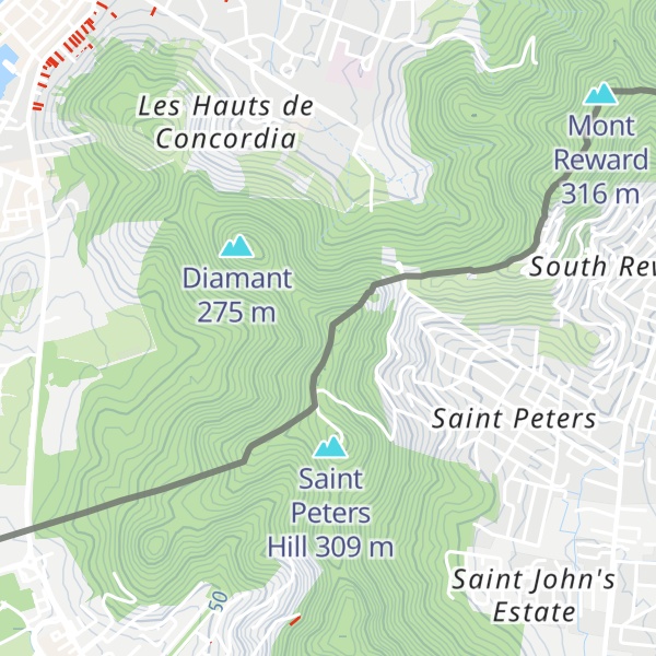 Map of Mont des Accords