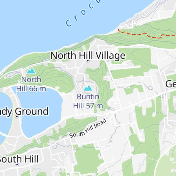 Map of Buntin Hill