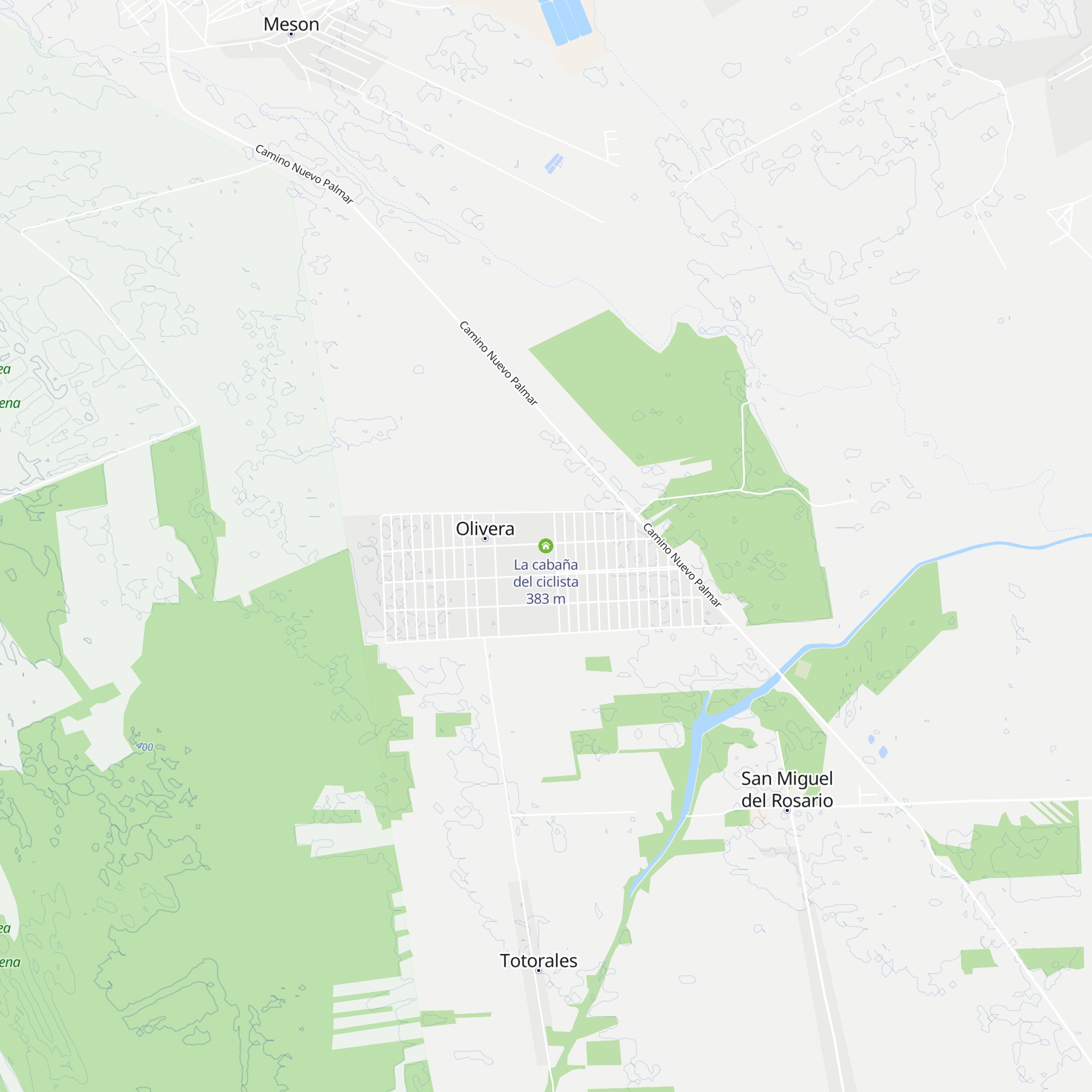 La cabaña del ciclista map