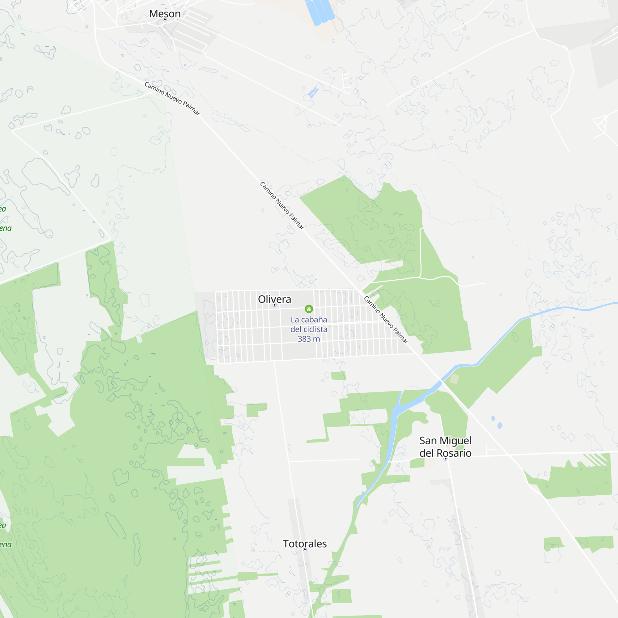 La cabaña del ciclista map