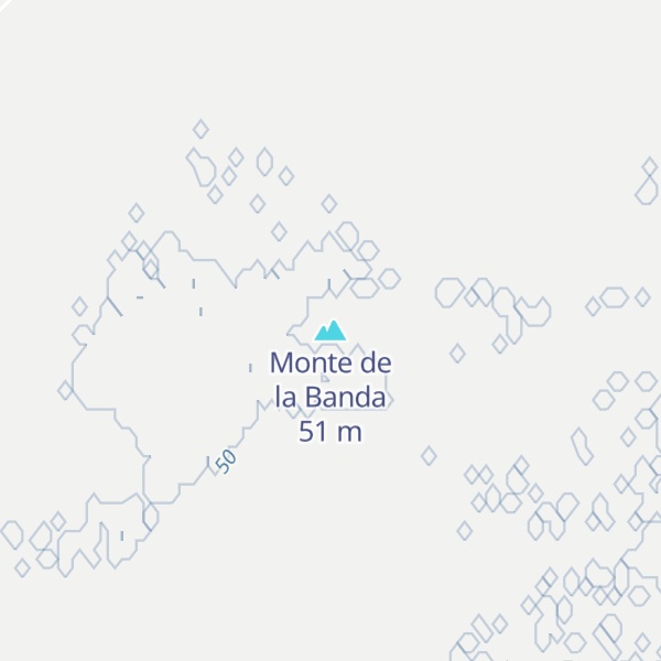 Map of Monte de la Banda