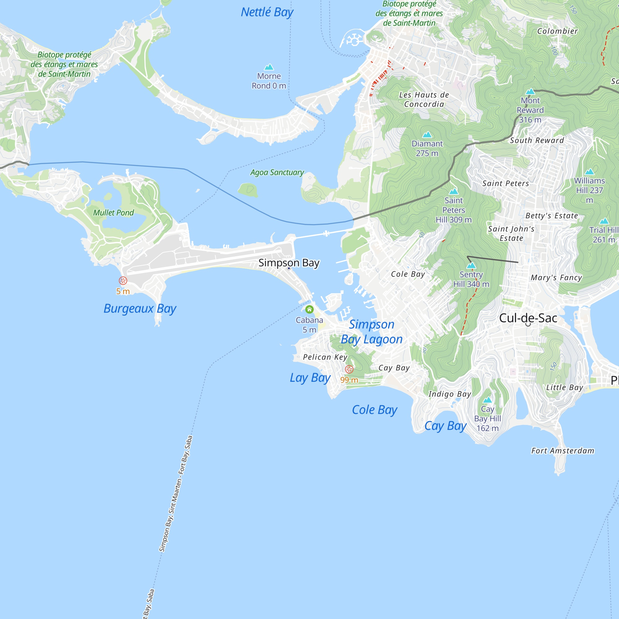 Cabana map