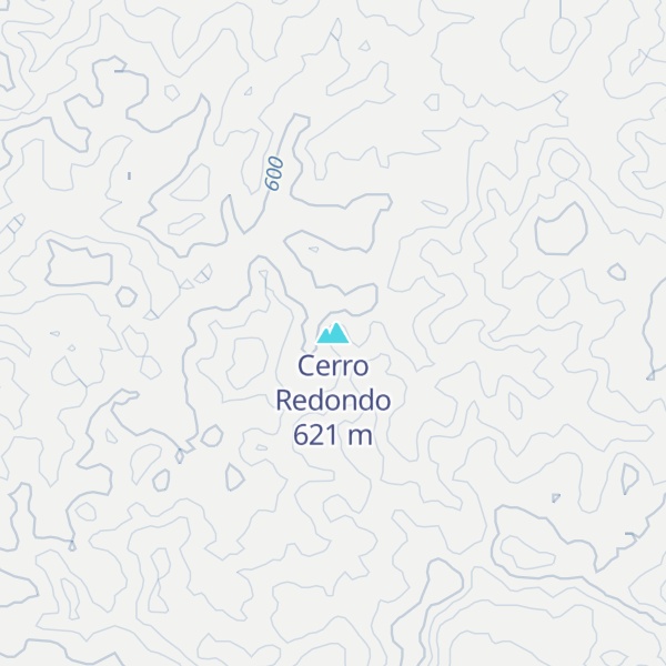 Map of Cerro Redondo