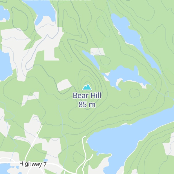 Map of Bear Hill