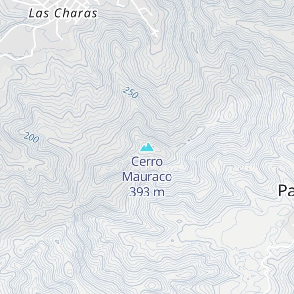Map of Cerro Mauraco
