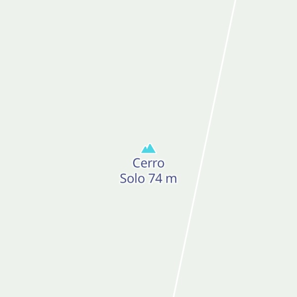 Map of Cerro Solo
