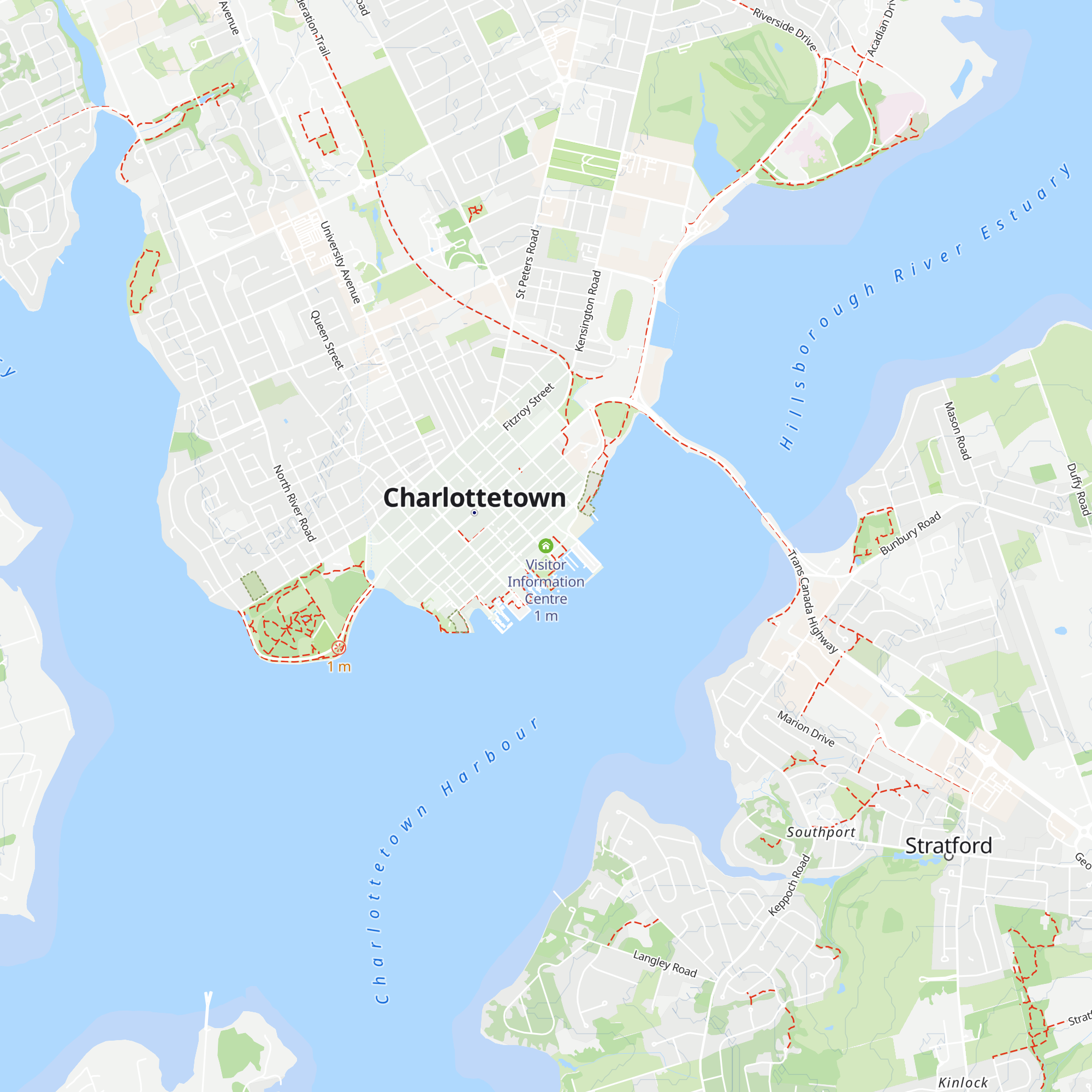 Visitor Information Centre map