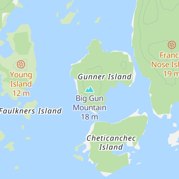 Map of Big Gun Mountain