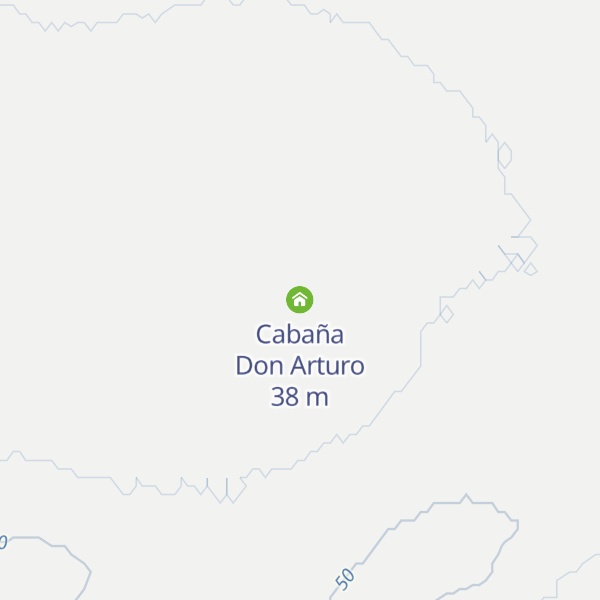Map of Cabaña Don Arturo