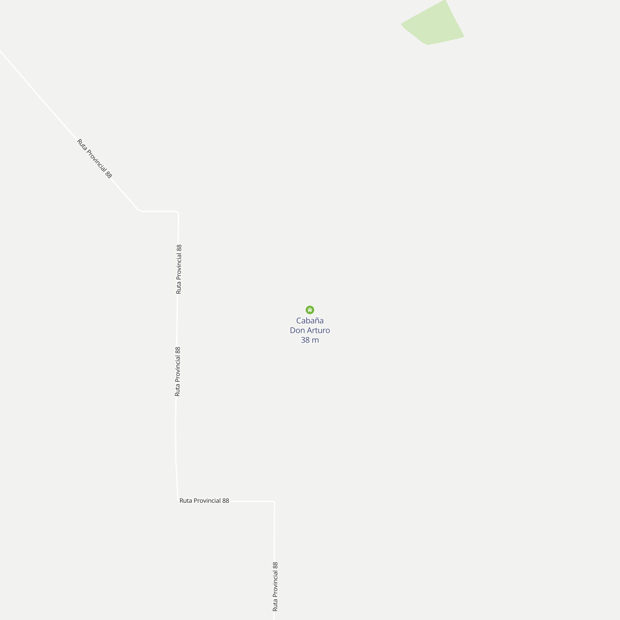 Cabaña Don Arturo map