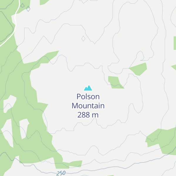 Map of Polson Mountain