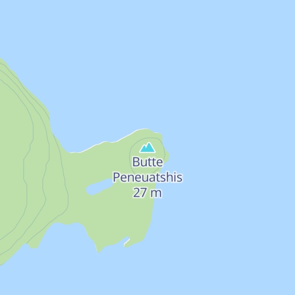 Map of Butte Peneuatshis