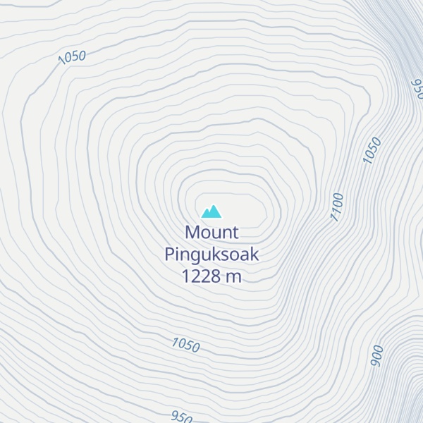Map of Mount Pinguksoak