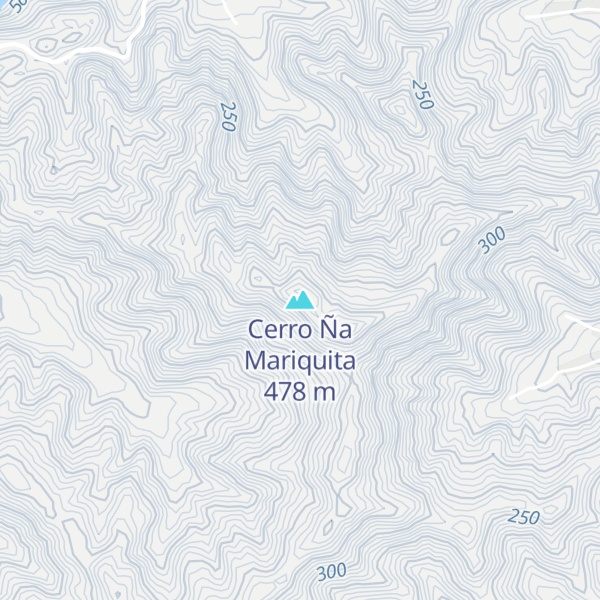 Map of Cerro Ña Mariquita
