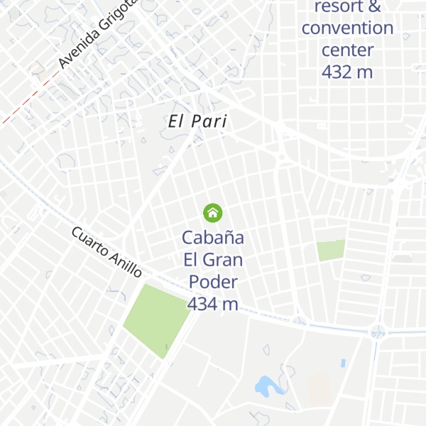 Map of Cabaña El Gran Poder