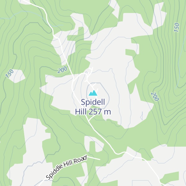 Map of Spidell Hill