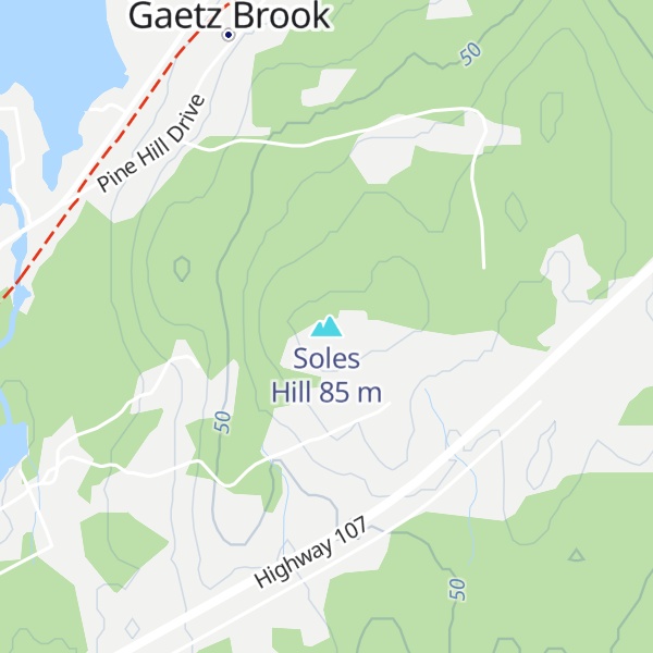 Map of Soles Hill