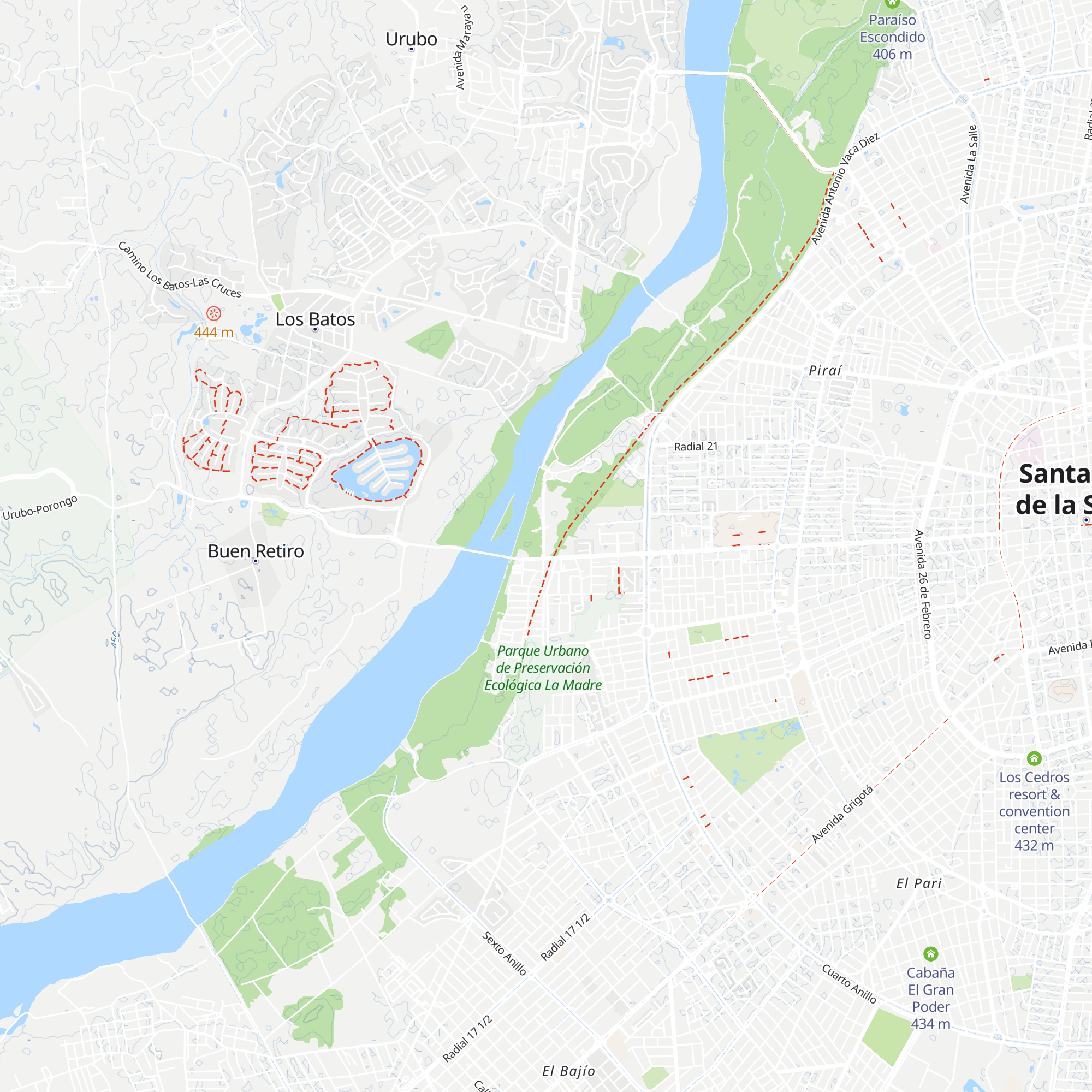 Cabaña Totaí map