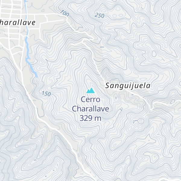 Map of Cerro Charallave