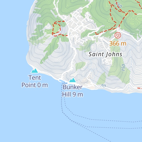 Map of Fort Hill