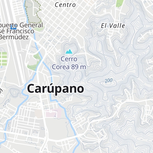 Map of Cerro El Papelón