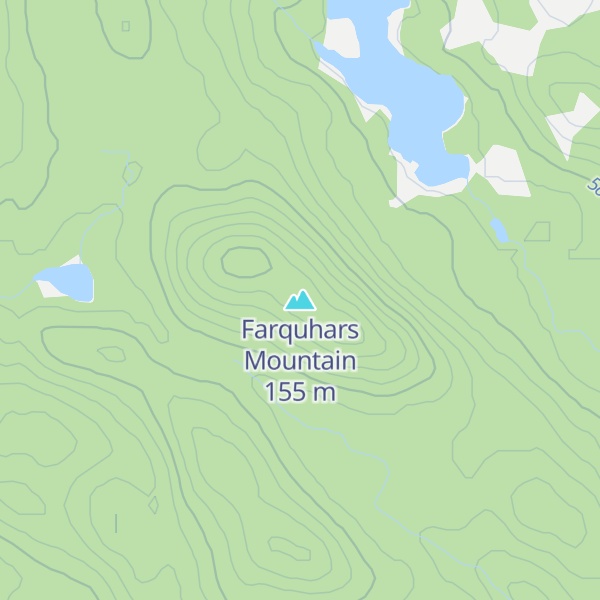 Map of Farquhars Mountain