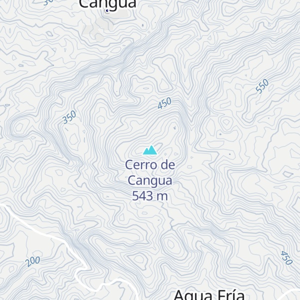 Map of Cerro de Cangua
