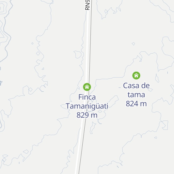 Map of Finca Tamanigüati